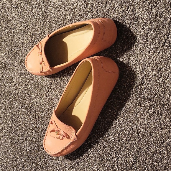 Michael Kors Everett Moccasins in Peach Sz 9.5 - Picture 4 of 11
